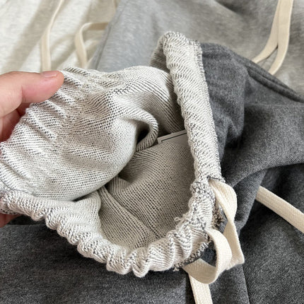 All-match artifact terry pants spring and autumn new recommended women's casual straight pants mop pants all-match pants