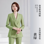 692-3 Women's Yellow and Green Suit / S