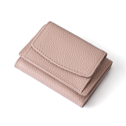 Japan Amazon Lotte Women's Genuine Leather Small Purse rfid Coin Bag Wallet Foreign Trade Mini Short Money Cloth