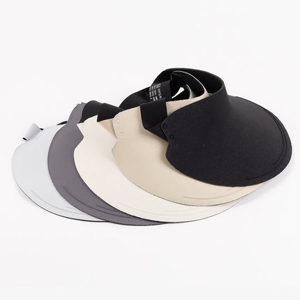 Traceless Sunscreen Hat Women's Foldable Empty Top Hat Summer Anti-UV Big Brim Sun Hat Student Sun Hat