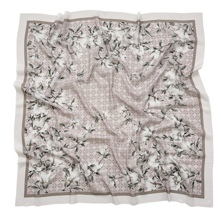 Cross-Border New Product Voile Print 110 Square Scarf Classic Lace Scarf Turban Malaysian Shawl