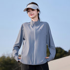 (f945) [stand collar, hoodless women's model] dark gray / M ( 45-60kg )