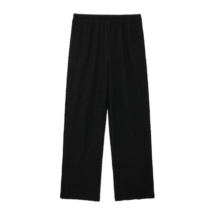Foreign trade cross-border supply wholesale European and American wind texture hanging neck collar jacket 5039492 texture pants 5039347