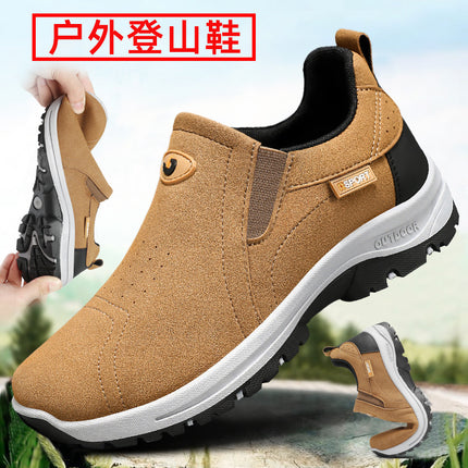 Men's Shoes 2026 Spring New Model Cross-Border Dropshipping Versatile Sneakers Dad Shoes Soft Sole Korean Style Casual Hiking Shoes