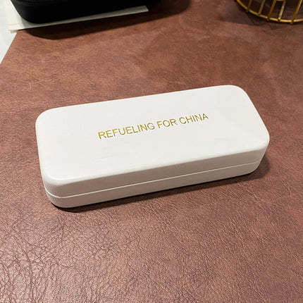 Daifa Glasses Case Glasses Cloth Glasses Bag Screwdriver Glasses Accessories Cloth Bag Portable Leather Box Anti-blue Light Test Card