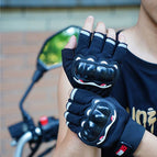 Black half finger anti-fall / One size fits all