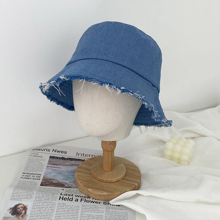 Summer Hat Big Head Fisherman Hat Double-sided Sunscreen Men's Hat Men's Trendy Thin Black Sun Hat Japanese