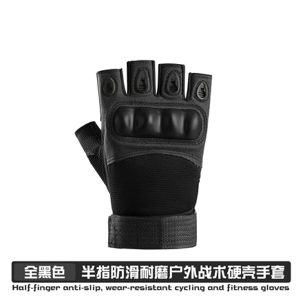 Customized Half-Finger Sports Gloves for Men, Outdoor Cycling Training Protective Wear-Resistant Fitness Touch Screen Tactical Gloves Wholesale