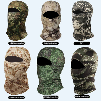 Tactical Quick-Dry Flying Tiger Mask Outdoor Camouflage Headgear Sunscreen Riding Balaclava Chief Headscarf Cross Border