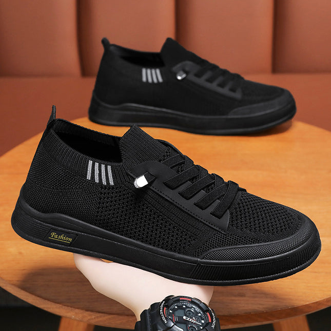 Men's Shoes Spring 2026 New Korean Style Men's Shoes Wholesale Solid Color Casual Canvas Shoes Cross-Border Dropshipping Breathable Single Shoes