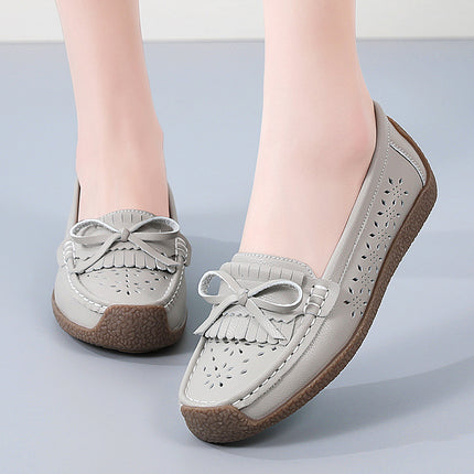 Cross-Border Large Size 2025 New Spring Flats for Women, Fashionable Soft-Soled Mom Shoes, Women's Casual Shoes, Sizes 35-44