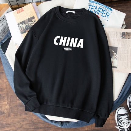Long-Sleeve T-Shirt for Men, Spring 2024 Trendy Brand, Ins-Style Youth Sweatshirt, Men's Autumn and Winter Base Shirt, Hong Kong Style Fashion