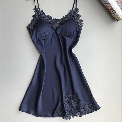 Factory Supply Hot Sale Sexy Split Pajamas Set Sexy Lace Sling New