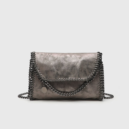 Foreign Trade Amazon European and American Bags Fashion Versatile Crossbody Chain Bag Ins Super Popular Ladies Handbag Factory Wholesale