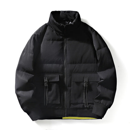Winter new tooling stand collar down jacket men's M-5XL white duck down one-piece delivery