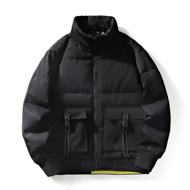 Winter new tooling stand collar down jacket men's M-5XL white duck down one-piece delivery