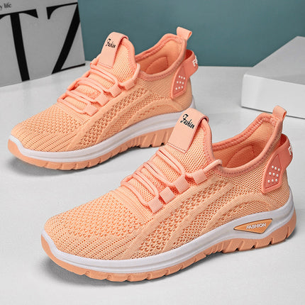 Women's Shoes Summer 2026 New Style Single Shoes Soft Sole Comfortable Breathable Mesh Shoes Versatile Fashionable Casual Sports Shoes