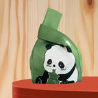 Baby bottle panda green