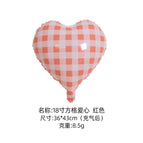 18inch square heart red