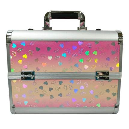 2023 new spot wholesale casual cosmetic case pvc manicure case two-layer large capacity portable cosmetic case