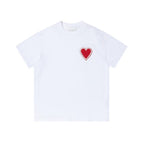 White and red heart [8802 car stamp model] / S