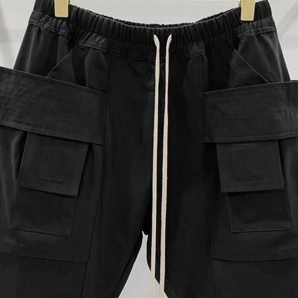 SUBHUMAN Men's European and American Complex Motorcycle Tooling Multi-Pocket Function Men's Pants Casual Pants