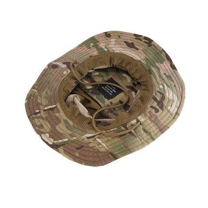 Foreign trade new military fan PRO second generation round hat with large brim spring and summer sunshade breathable tactical camouflage benney hat