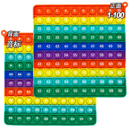 12X12 European and American Multiplication Table Math Practice Board Silicone Educational Science Learning Aid Toy Fun