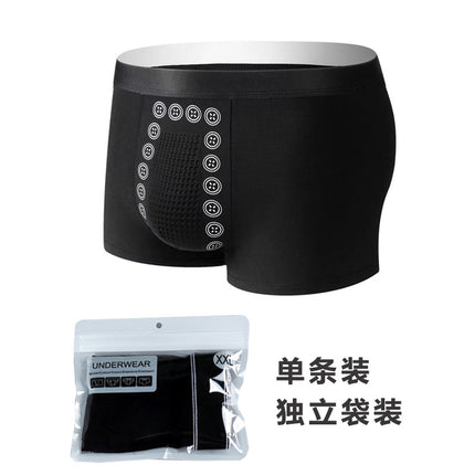 Men's underwear autumn and winter men's massage pants negative ion comfortable breathable vitality waist boxer boxer boxer pants wholesale generation