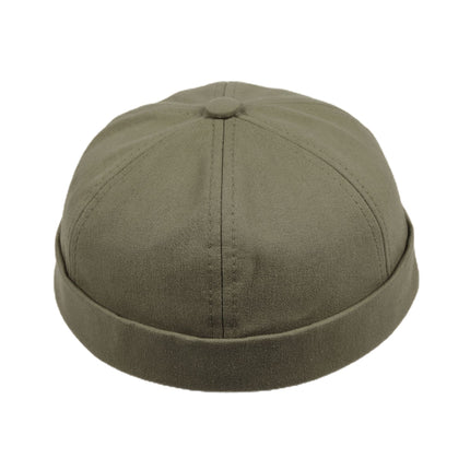 Japanese Style Melon Skin Hat Beanless Floor Hat Women's Spring and Autumn Yapi Street Retro Hat Tooling Thin Melon Skin Hat Men's