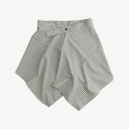 04#-black and yellow grid / One size fits all