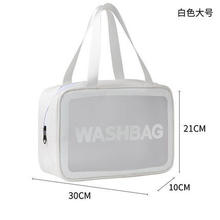 Cosmetic Bag in Ins Style, Large Capacity Women's Makeup Bag, Waterproof Toiletry Bag, Portable Travel Storage Bag, Popular Ins Style