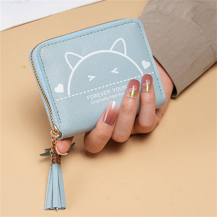 Factory wholesale Korean style cute zipper coin purse multi-functional card holder coin bag student mini bag wallet