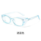Transparent blue frame