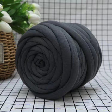 Cross-Border New Product DIY Core-Spun Yarn 3cm Thick Imitation Velvet Yarn Blanket Fabric Strip Yarn Core-Spun Cotton Manufacturer Wholesale