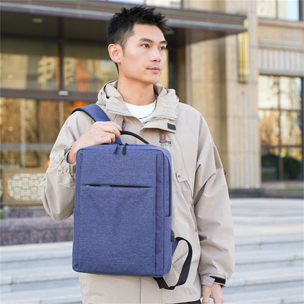 Business Backpack, Multifunctional Backpack, Large Capacity Travel Bag, Printable Logo Handbag, USB Convenient Computer Bag