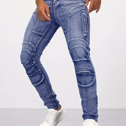 Foreign Trade Carefully Selects Good Goods, Motorcycle Jeans for Men, Stretch Cycling Pants, Kevlar Tear-Resistant Motorcycle Jeans