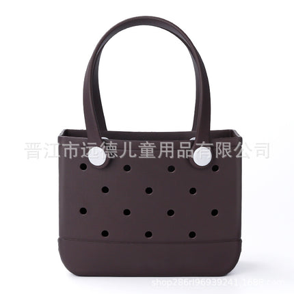 [9.9 Yuan] [Random] [Slightly Defective] Eva Beach Bag Hole Bag Satchel Handbag Waterproof Travel Sand