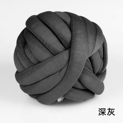 Knitting Yarn Ball Dopamine Color Chunky Yarn Blanket Cat Bed DIY Yarn Ball for Crochet