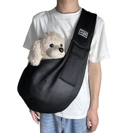 Amazon's Best-Selling Mesh Summer Foldable Shoulder Pet Bag Large Capacity Breathable Portable Travel Cross-Body Cat Bag