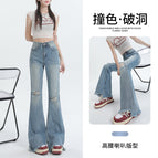 Light blue trousers / XS