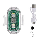 Corrugated aircraft light, transparent shell [single light, no remote control]