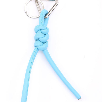 New triangle key chain PU hand-woven diamond key ring bag pendant key chain