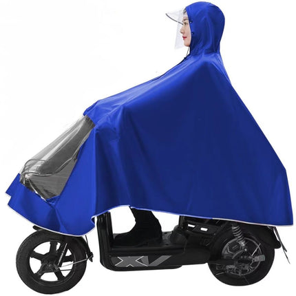[New Listing] Raincoat Electric Car Motorcycle Increased Thickening and Long Anti-Rainstorm Double Riding Poncho