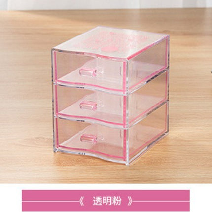 Nsh.6272 Mini Desktop Storage Box Ins Style Simple Drawer-Type Stackable Stationery and Cosmetics Storage Box