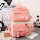 Pink backpack