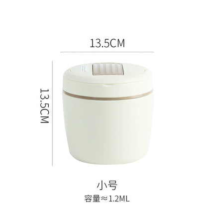 304 Stainless Steel Insulated Lunch Box Office Worker Lunch Box Portable Extra Long Insulated 12-Hour Insulated Bucket with Soup Bowl