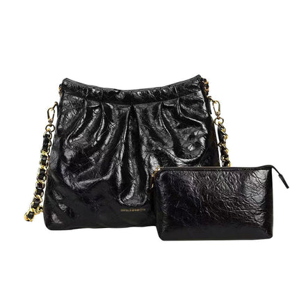 Chain Link Bag for Women 2026 New Model Large Capacity Trash Bag Style Niche Versatile Tote Hobo Bag
