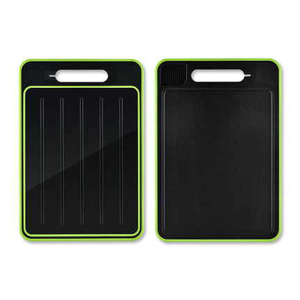 Stainless Steel Multifunctional Cutting Board with Knife Sharpener, Garlic Grinder, Meat Cutting Board, Aluminum Alloy Double-Sided Thawing Cutting Board