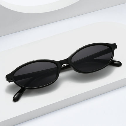 Kufang new retro oval frame small frame sunglasses cross-border tide sunshade glasses fashion travel sunglasses
